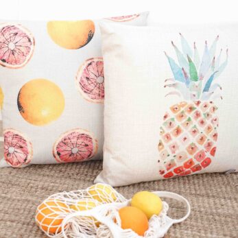 Decorative Grapefruit Pillow 45x45cm