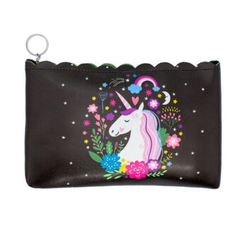 Envelope Bag Unicorn Black Color