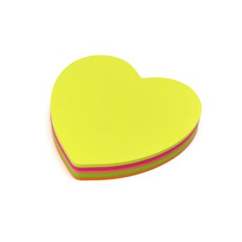 Sticky Note Papers Heart 100 sheets