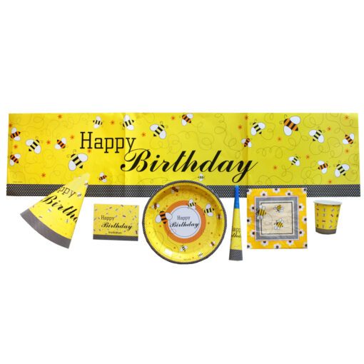 Σετ Πάρτυ 6τμχ Μελισσούλα “Happy Birthday”