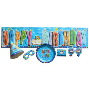 Party Set 6pcs Mask “Happy Birthday”