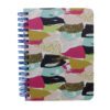 Spiral Notebook Colorful Vertical Pattern A5