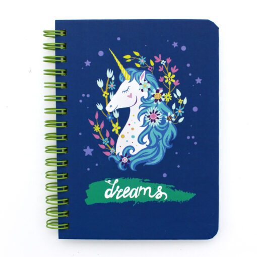 Unicorn Notebook “Dreams” Blue A5