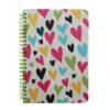 Spiral Notebook “Hearts” Blue-Pink A5