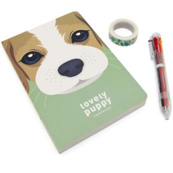 Σημειωματάριο Οργάνωσης 100 Ημερών “Lovely Puppy” Πράσινο