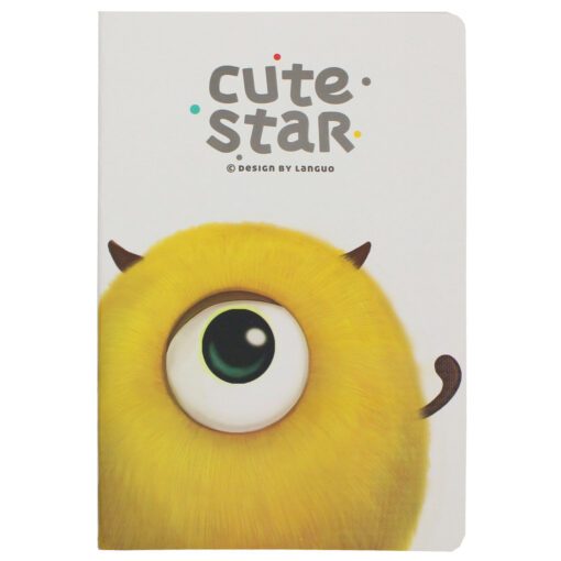 Σημειωματάριο-Ημερολόγιο “Cute Star” Κίτρινο