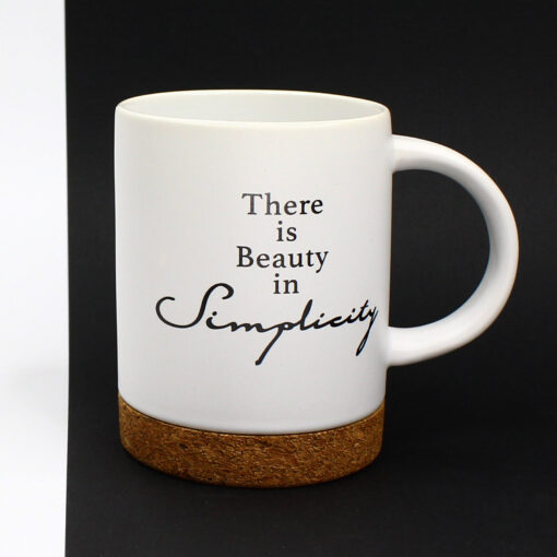 Simplisity mug with White Cork