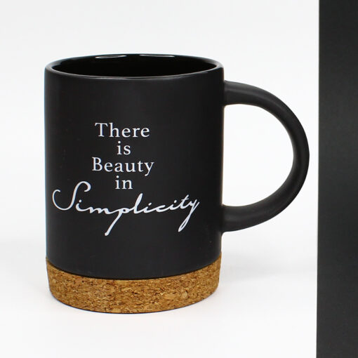 Simplisity mug with Black Cork