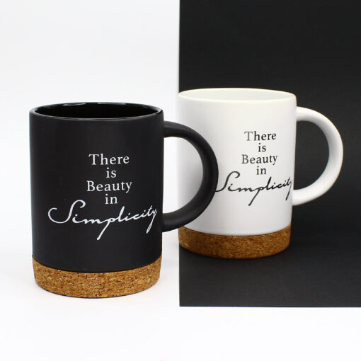 Simplisity mug with Black Cork