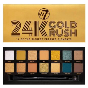 W7 24K Gold Rush Eyeshadow Pressed Pigment Palette