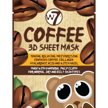 W7 Coffee 3D Sheet Mask 18g