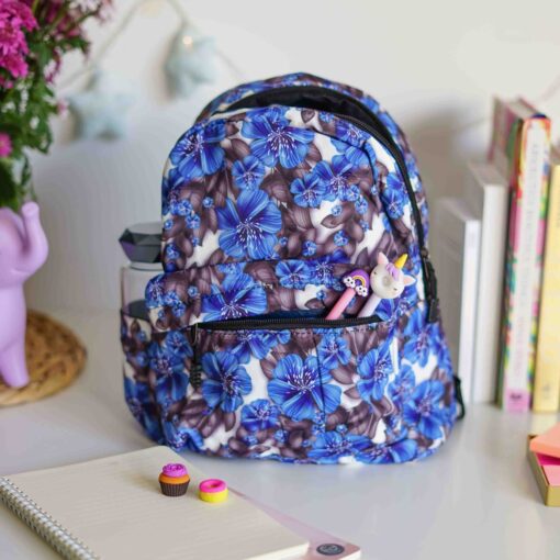 Blue Flowers Backpack
